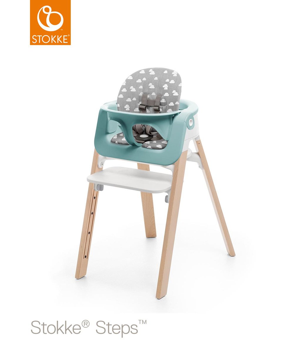 Cuscino stokke® steps baby set - grey clouds - Stokke