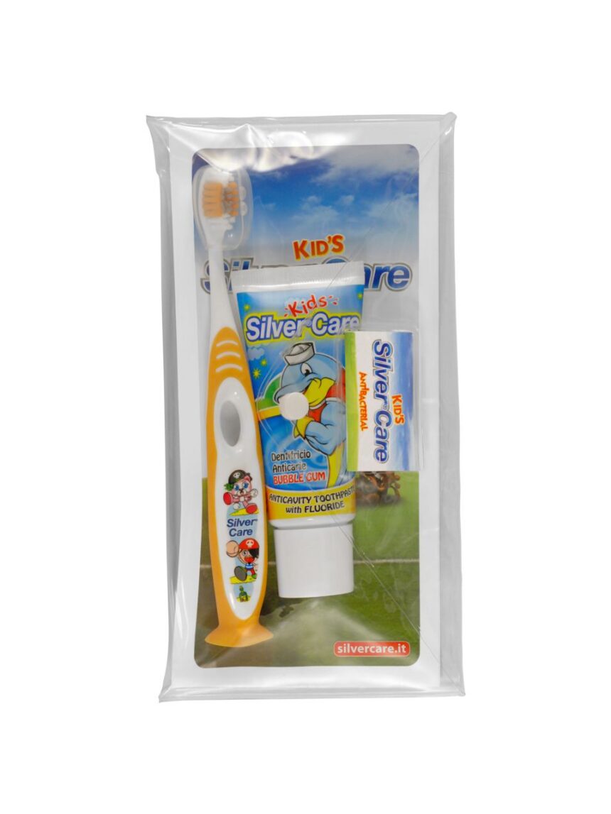 Kids brush kit - spazzolino dentifricio - Silver Care
