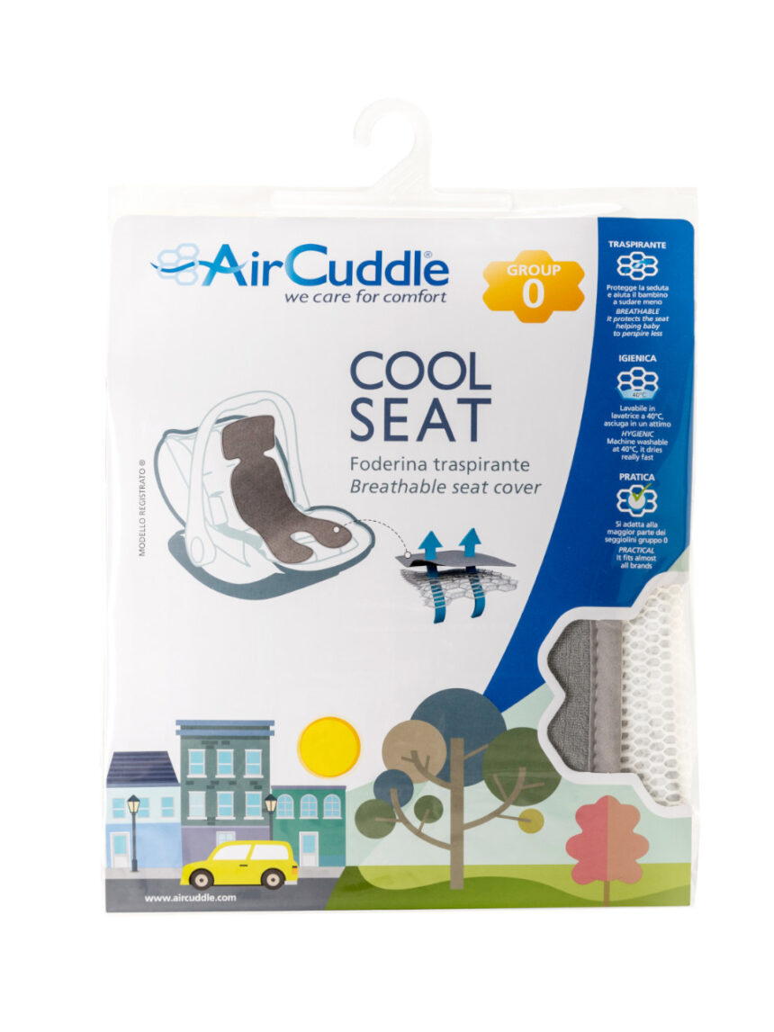 Cool seat foderina grigia gruppo 0 - aircuddle - AirCuddle