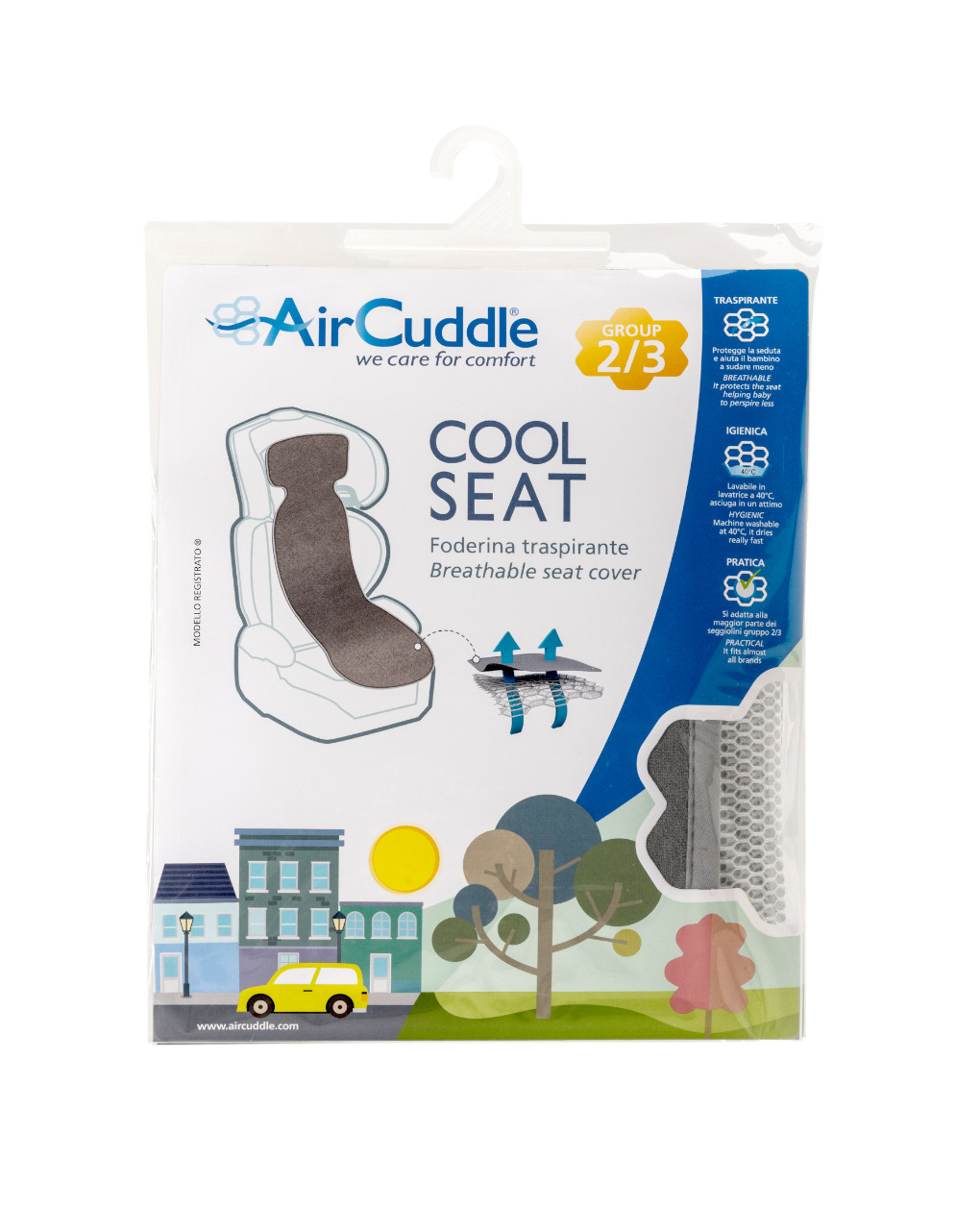 Cool seat foderina grigia gruppo 2/3 - aircuddle - AirCuddle