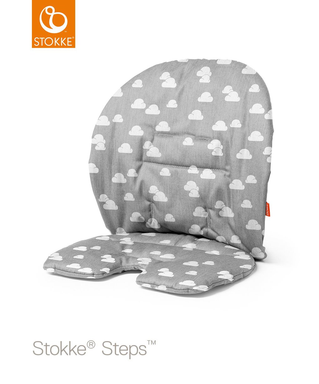 Cuscino stokke® steps baby set - grey clouds - Stokke