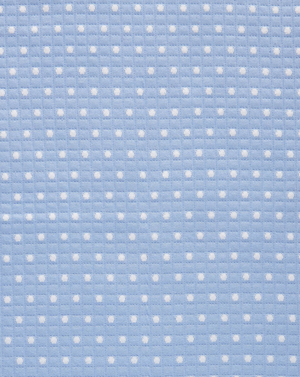 Letto - coperta letto estiva azzurra con bordo bianco - Prénatal