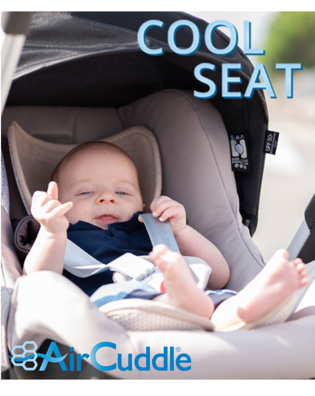 Cool seat foderina sabbia gruppo 0 - aircuddle - AirCuddle