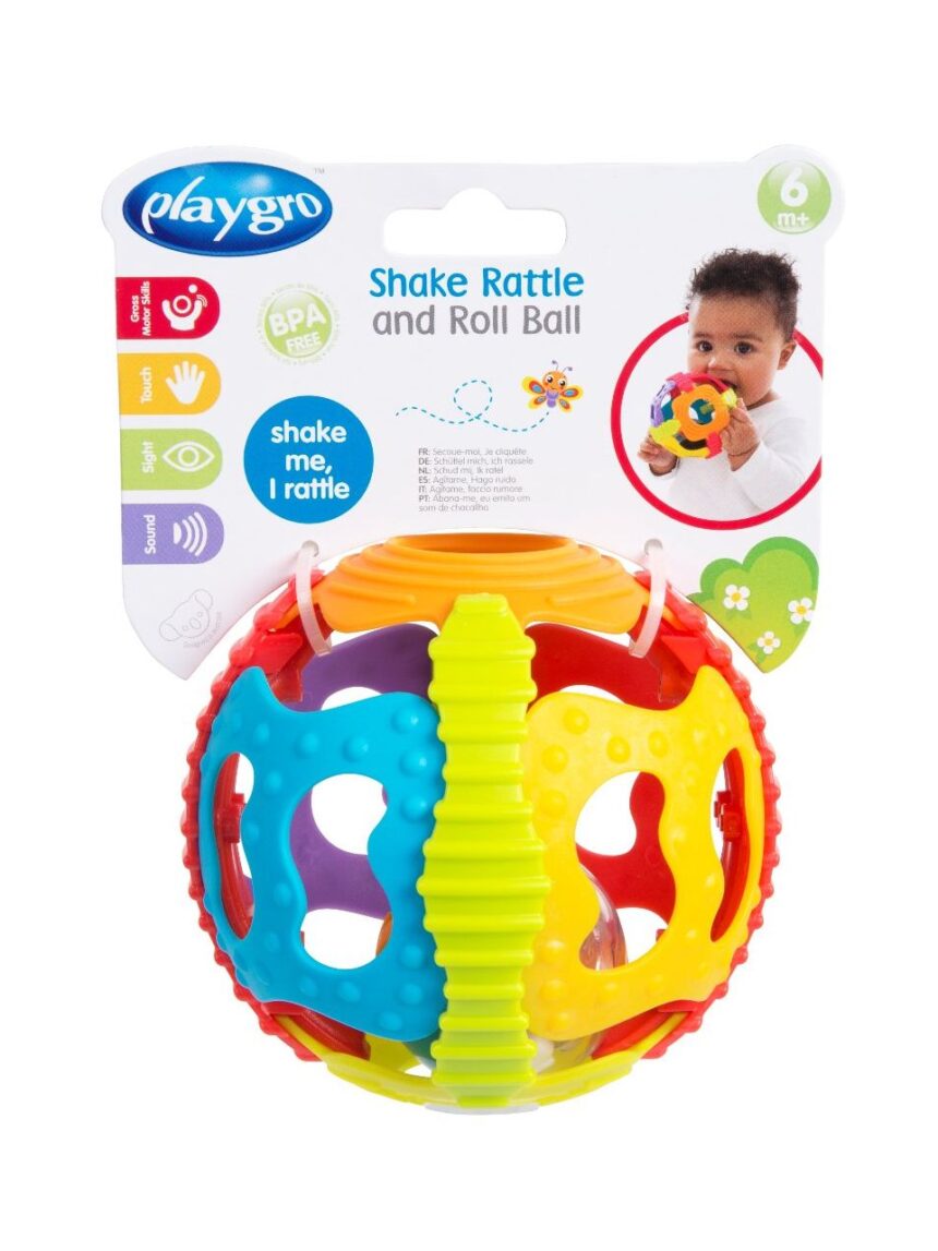 Shake rattle and roll ball (gn) - Playgro
