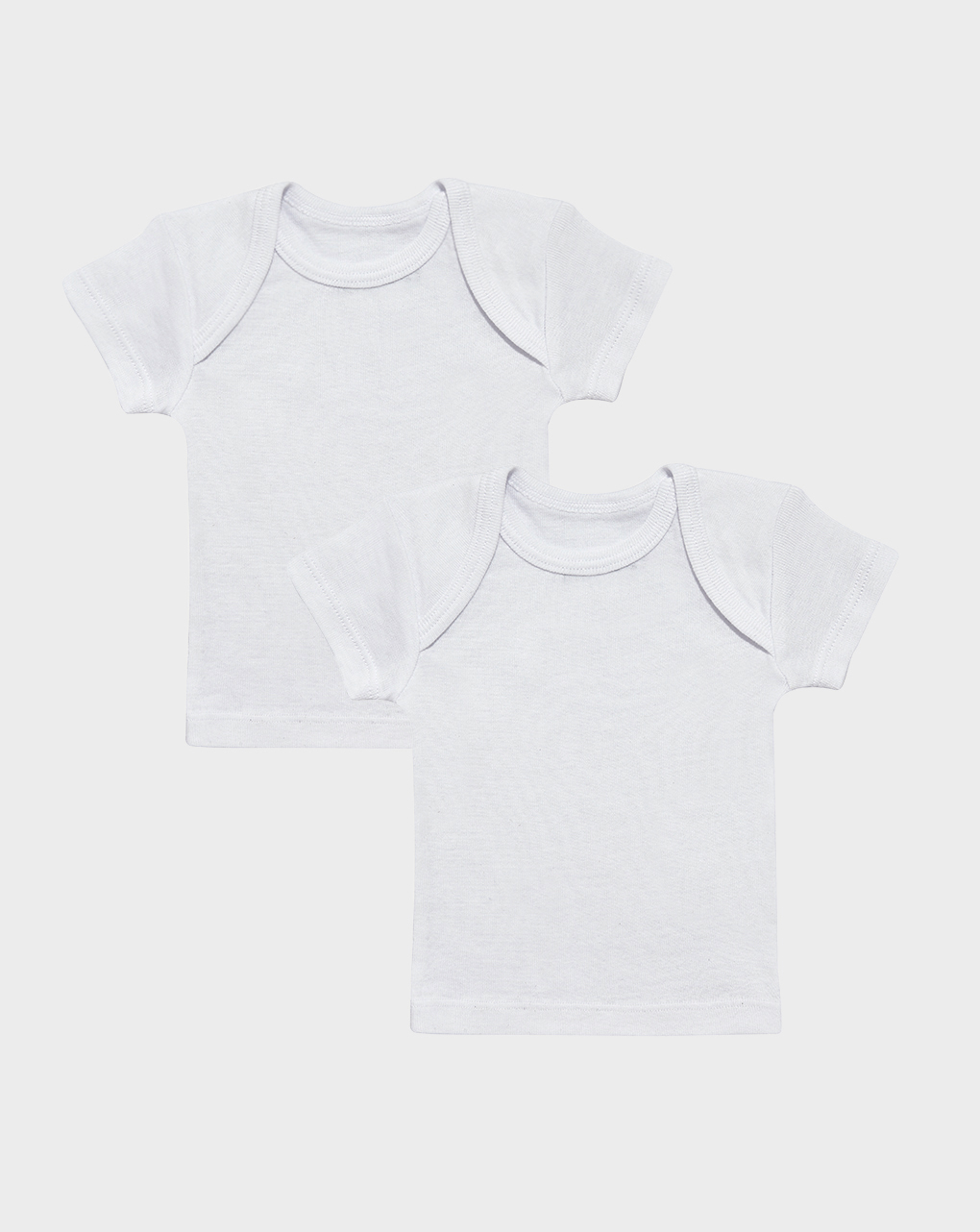Pack 2 t-shirt cotone unisex scollo americano - Prénatal