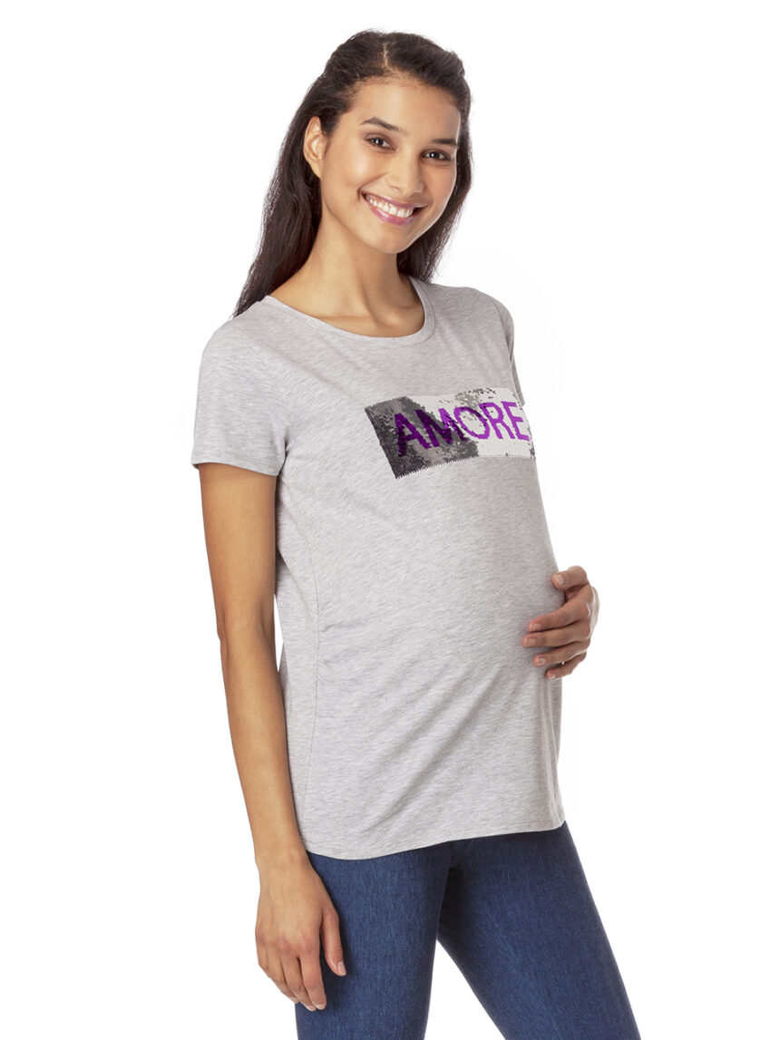 T-shirt con paillettes magiche - Prénatal