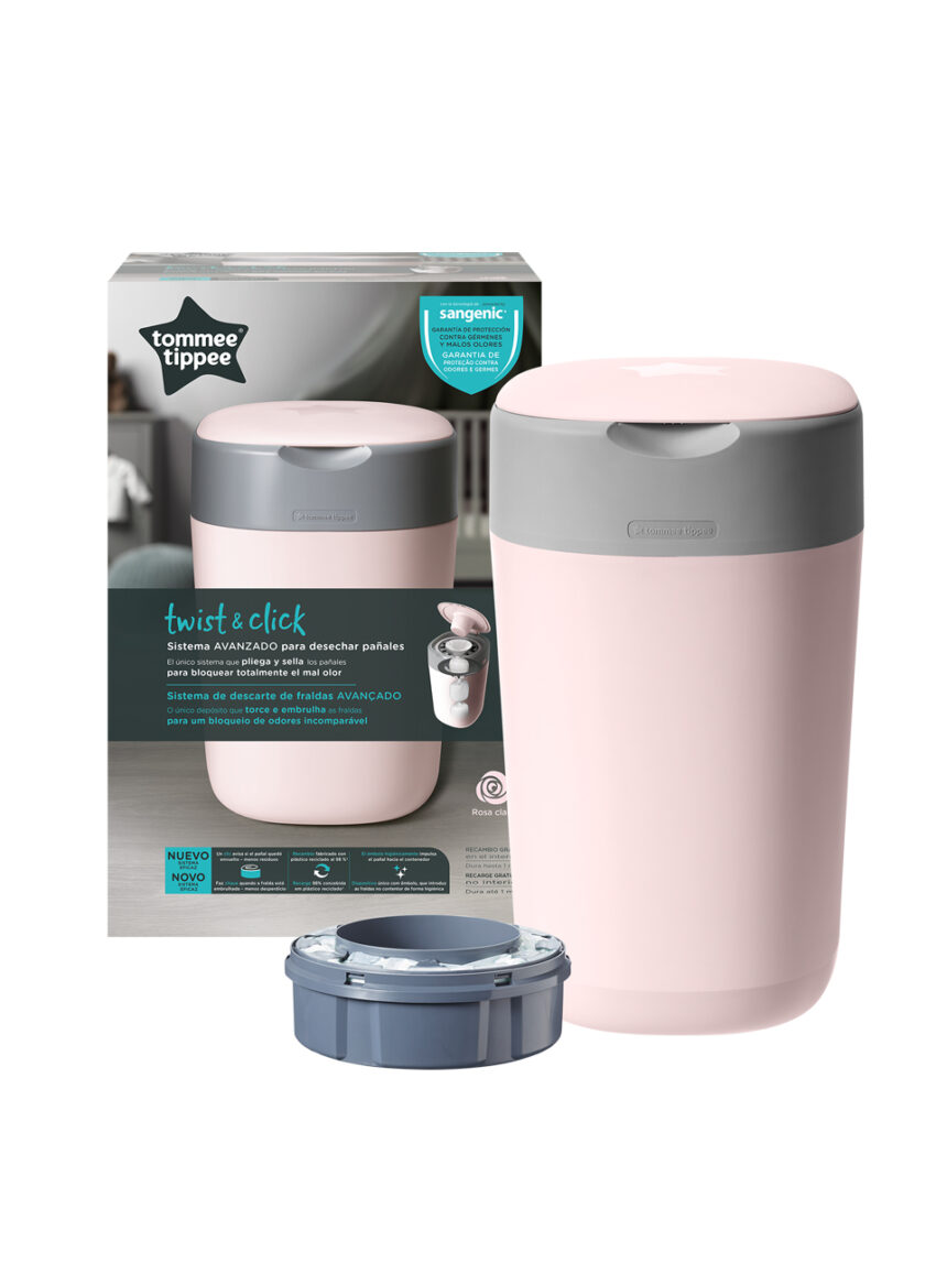 Twist&click contenitore rosa - Tommee Tippee