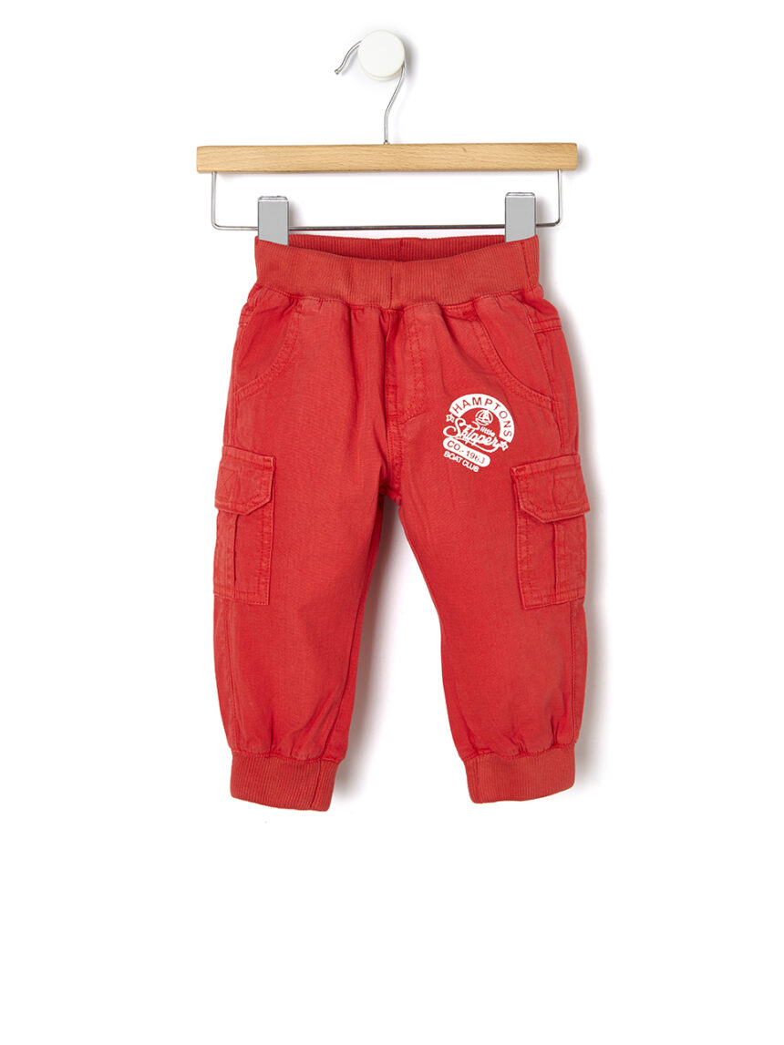 Pantalone cargo con rib - Prénatal