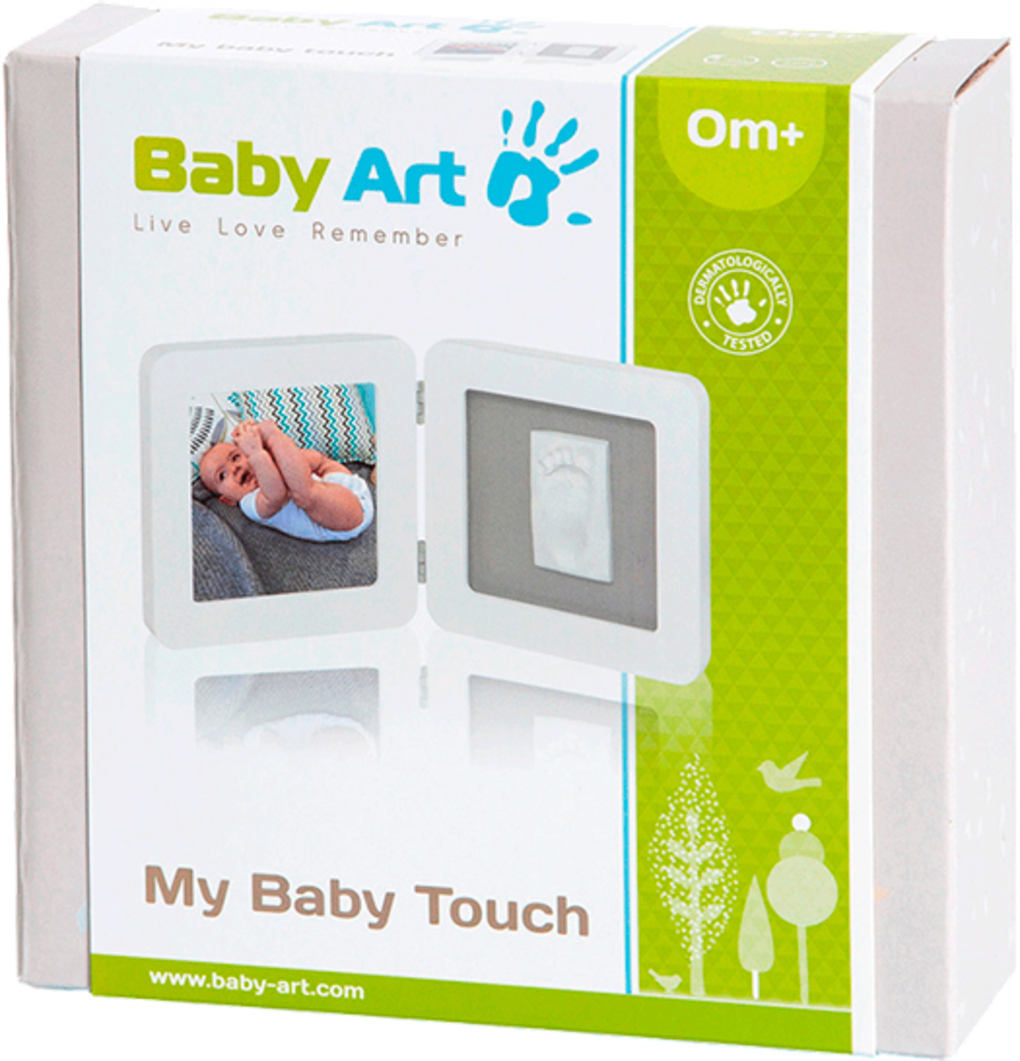 Baby art portafoto my baby touch simple - bianco - Baby Art