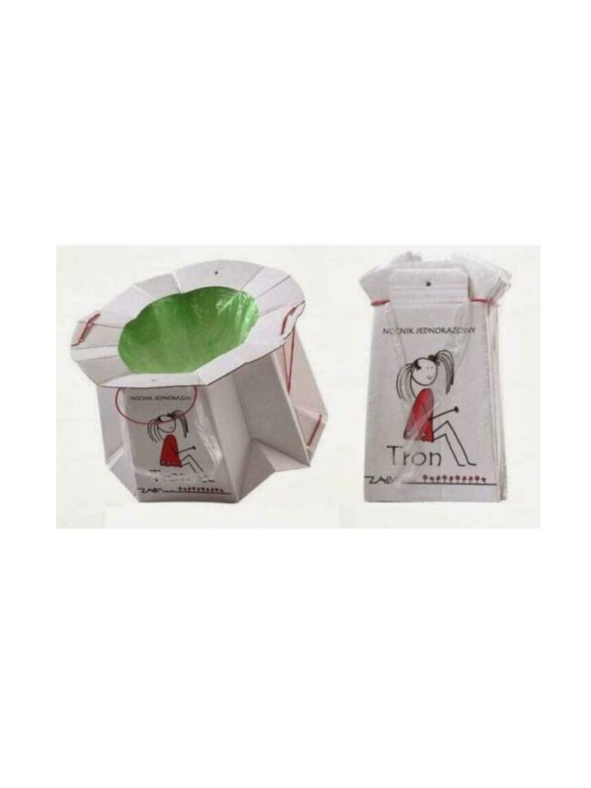 Vasino da viaggio usa e getta monouso biodegradabile per bambini - Tron