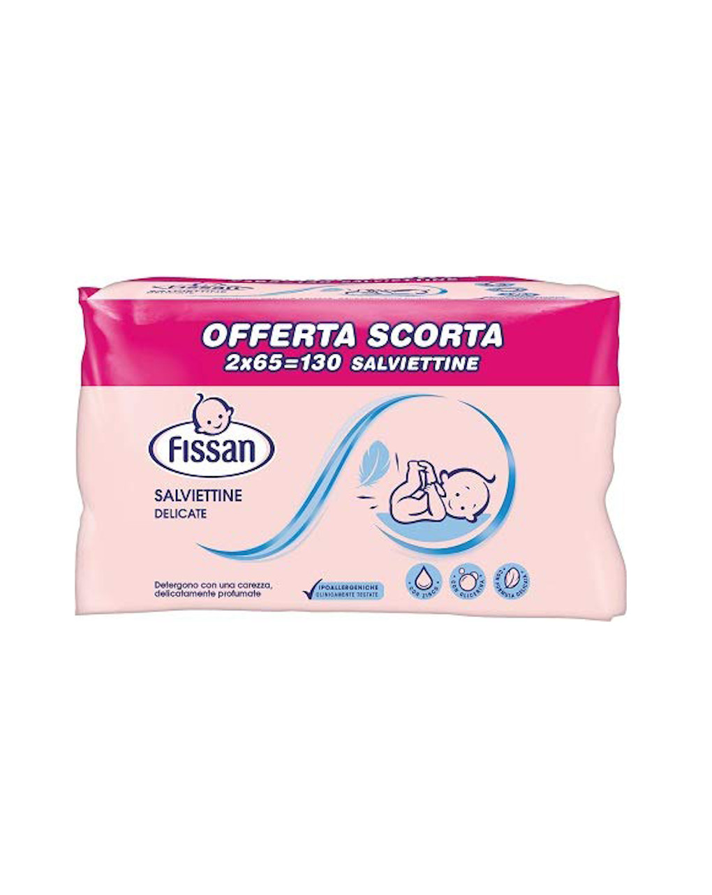Bipack (2x65) salviette delicate fissan