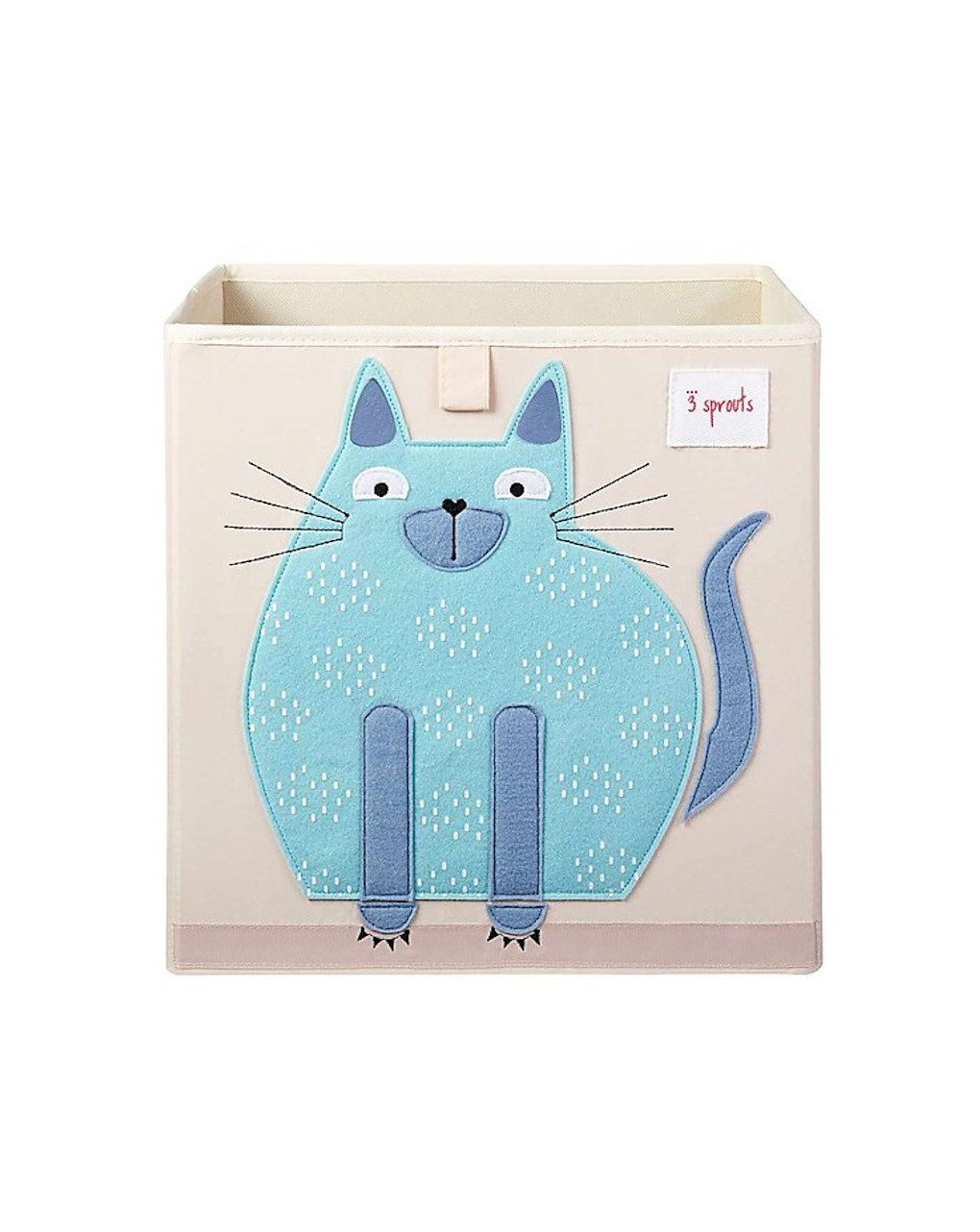 Contenitore portaoggetti gatto blu