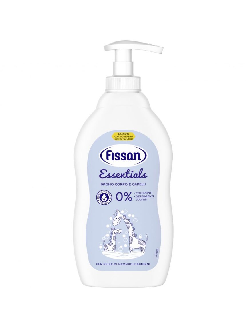Bagno corpo e capelli essentials 400ml - Fissan