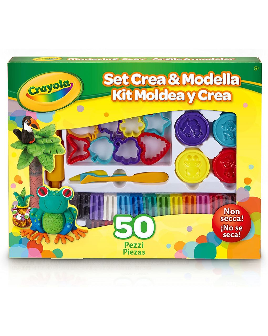 Crayola - set crea & modella 50 pz - Crayola