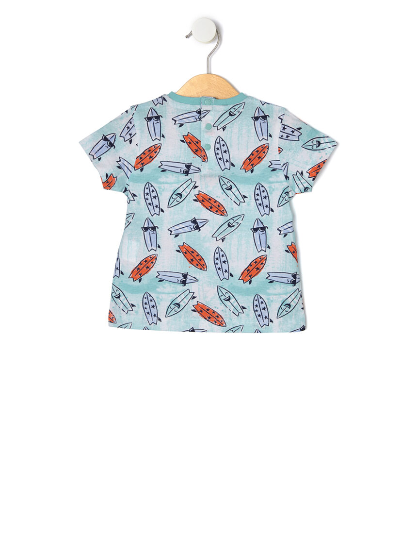 T-shirt allover con stampa surf - Prénatal