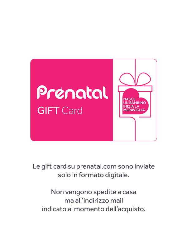 Gift card per regalo in lista nascita - Prénatal