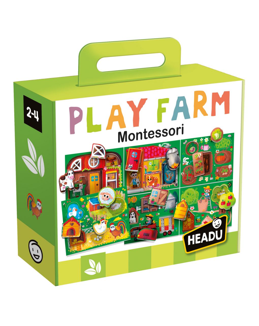Play farm montessori. prime scoperte nella fattoria! 2/4 anni - headu