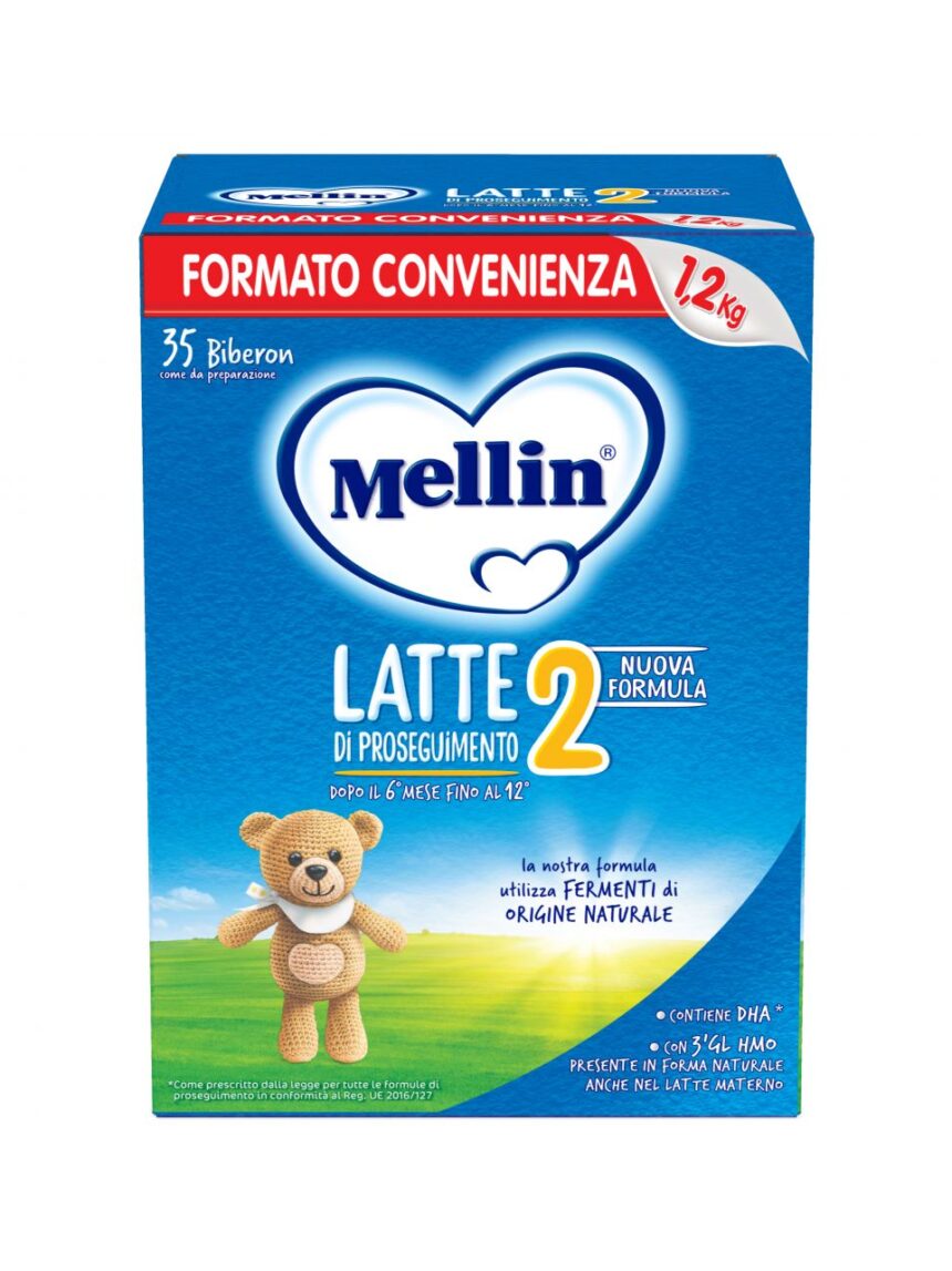 Mellin 1 Latte Liquido per Lattanti - Confezione da 12 Bottiglie x