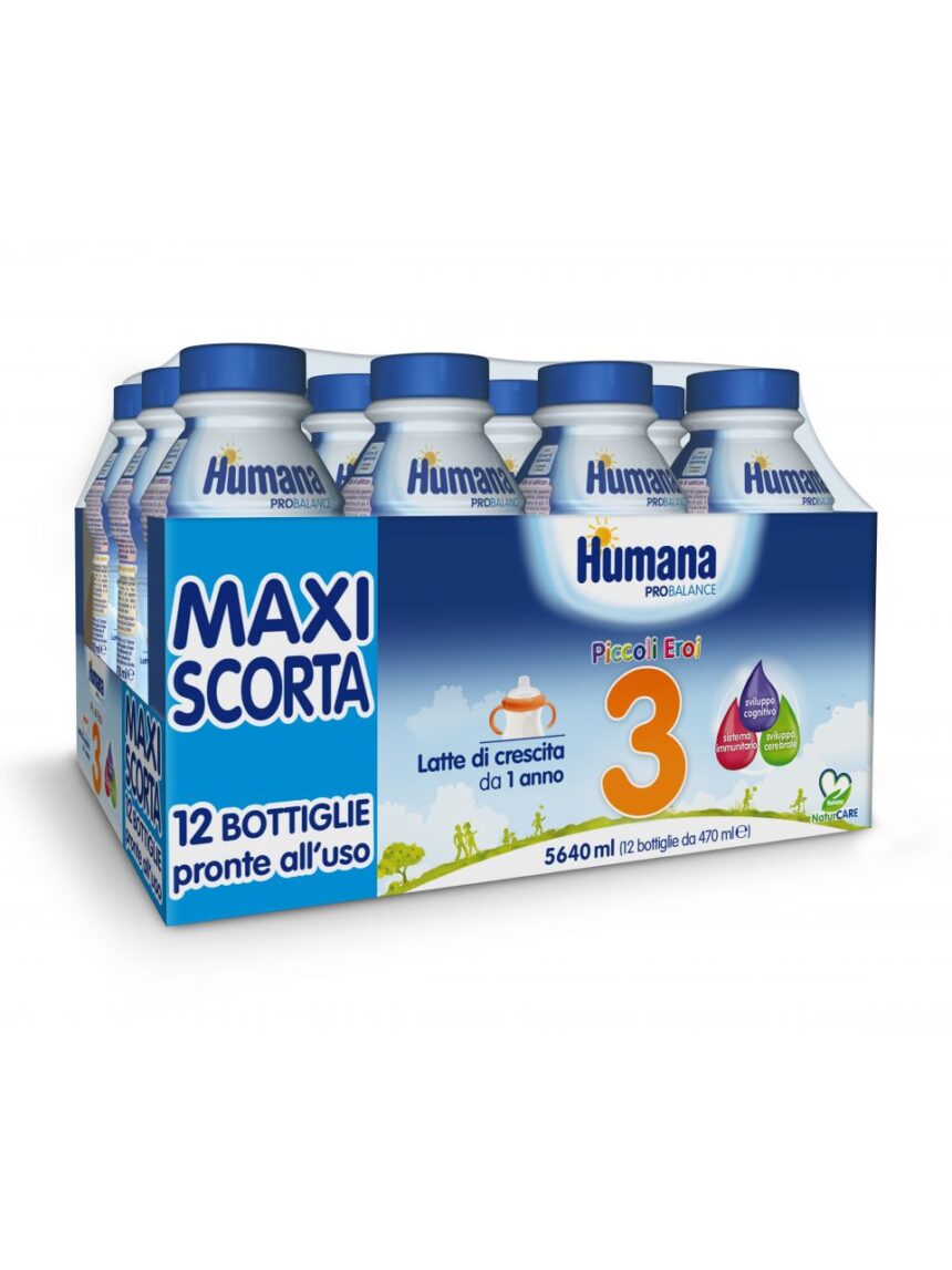 Humana - latte humana 3 probalance liquido 12x470ml - Humana