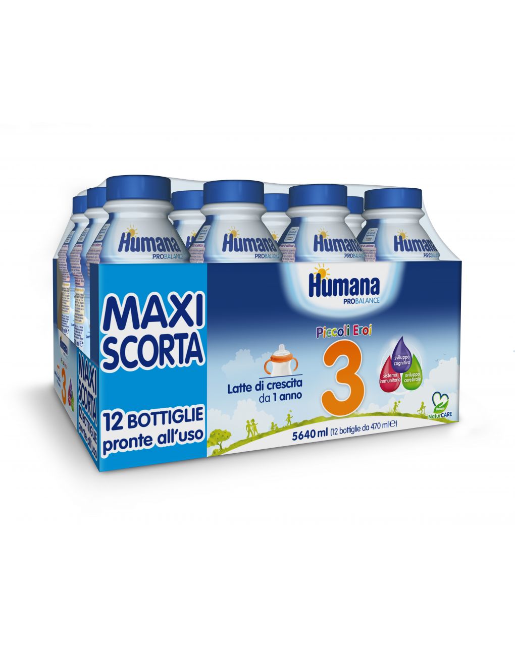 Humana - latte humana 3 probalance liquido 12x470ml