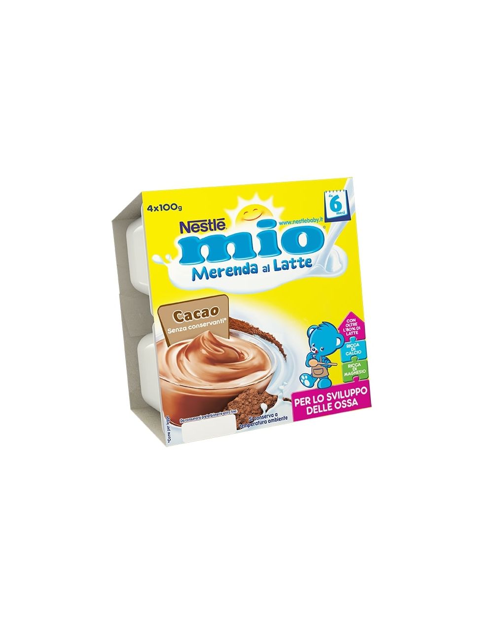 Nestlè mio - merenda al latte cacao 4x100g - Nestlé