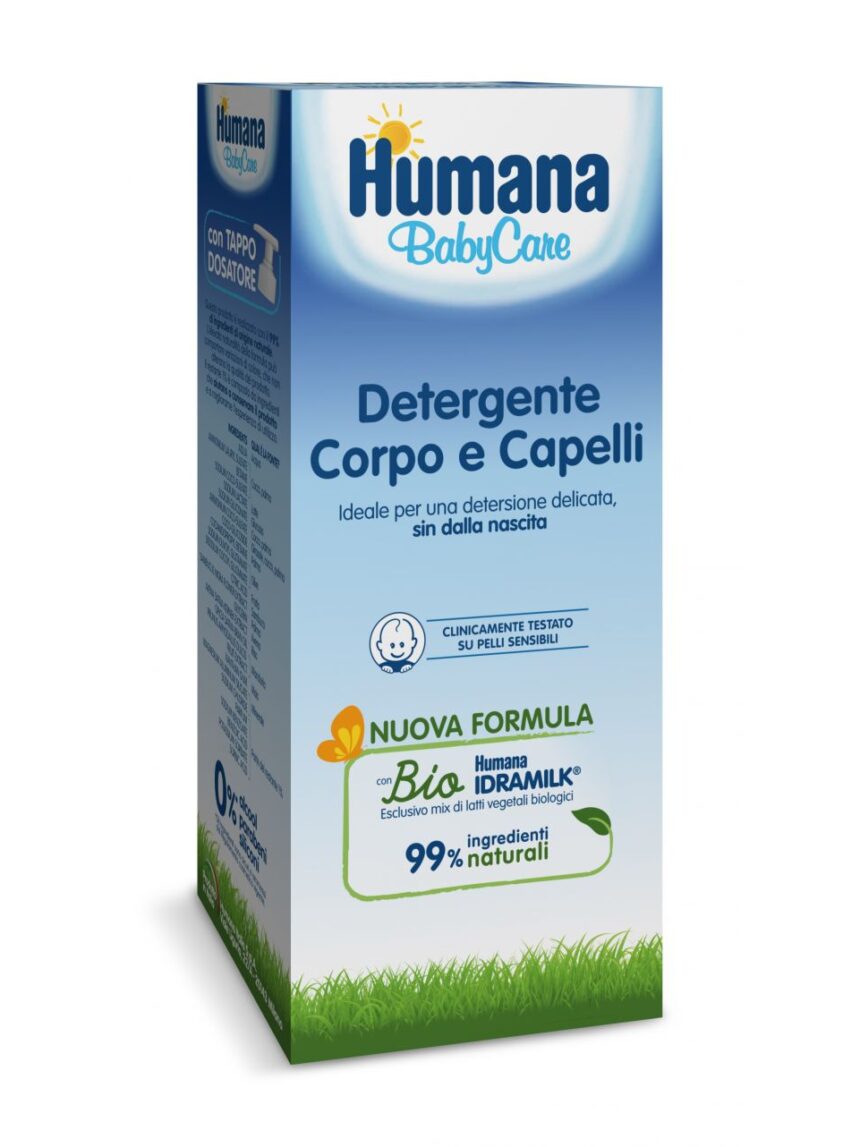 Detergente corpo & capelli 300 ml - Humana Baby Care