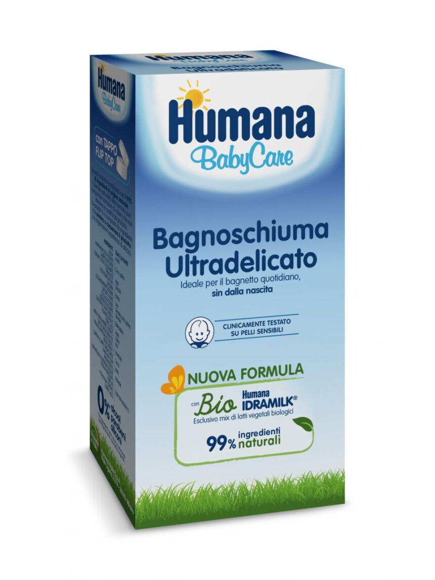 Bagnoschiuma ultradelicato 200 ml - Humana Baby Care
