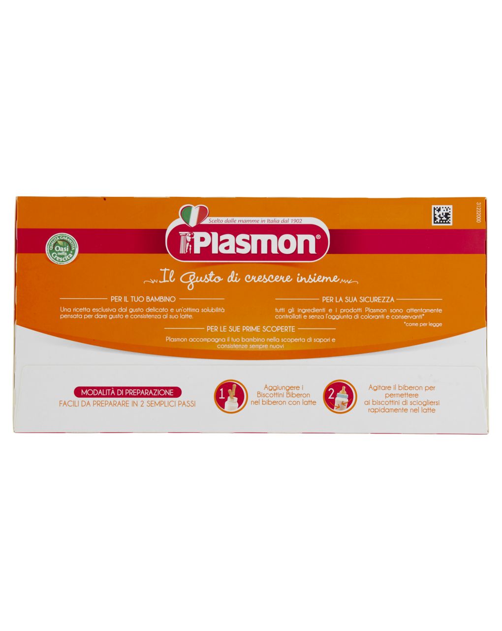 Plasmon - Biscotto Biberon primi mesi 600g - Prénatal