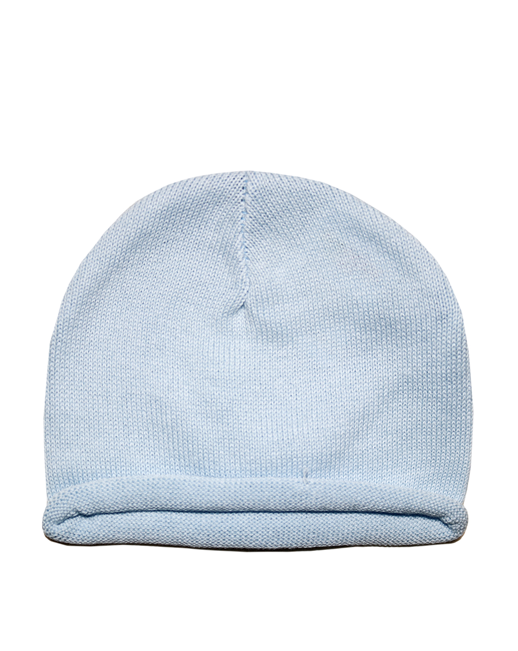 Cappellino in cotone azzurro