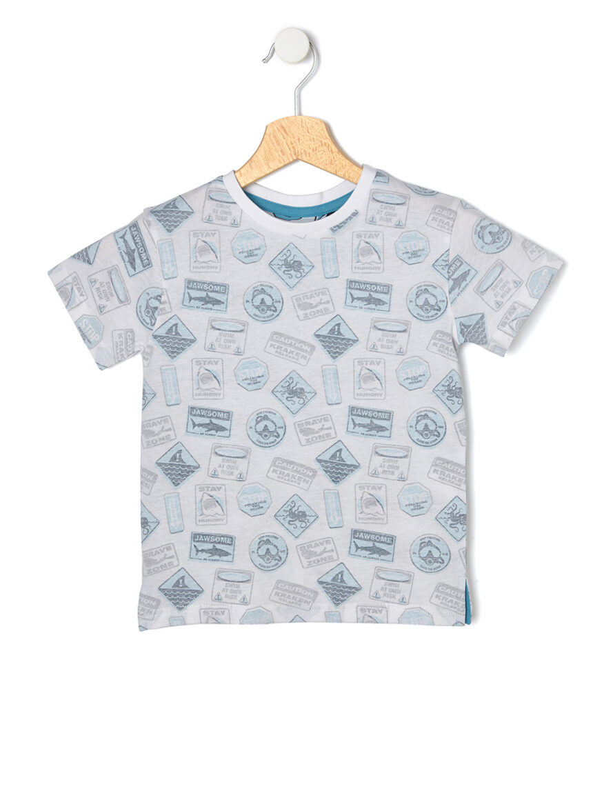T-shirt mezza manica con stampa - Prénatal