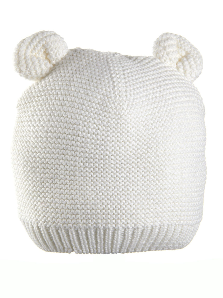 Cappello in tricot bianco con orecchie - Prénatal
