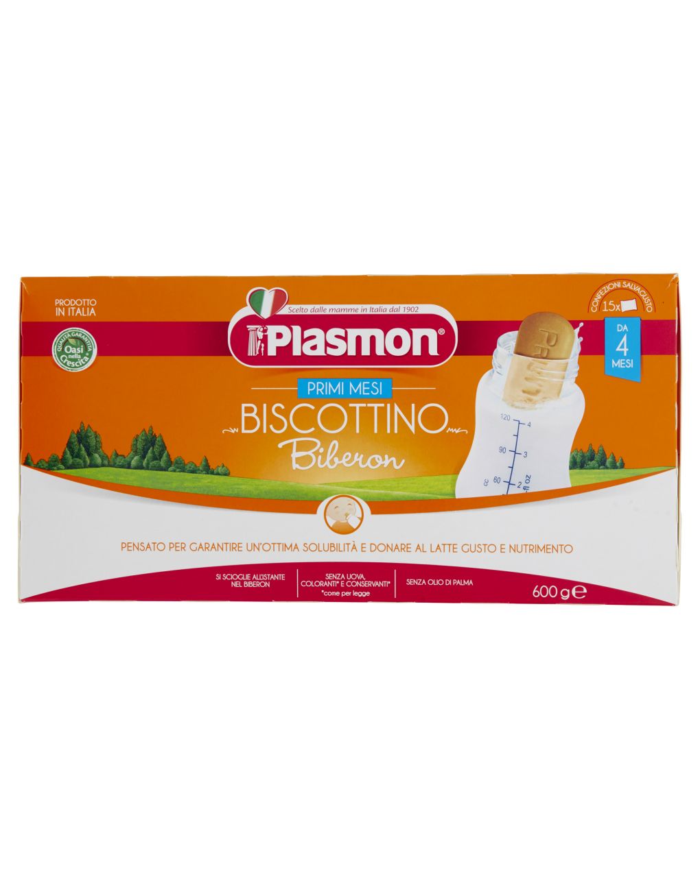 Plasmon - biscotto biberon primi mesi 600g