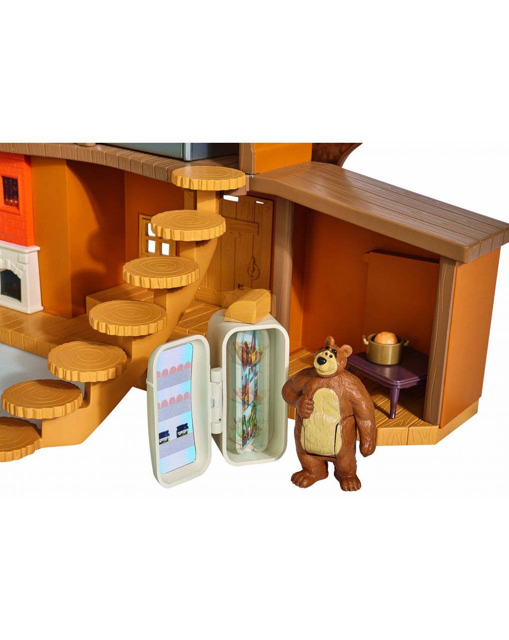 Masha & orso - casa grande di orso con personaggi - Masha&Orso