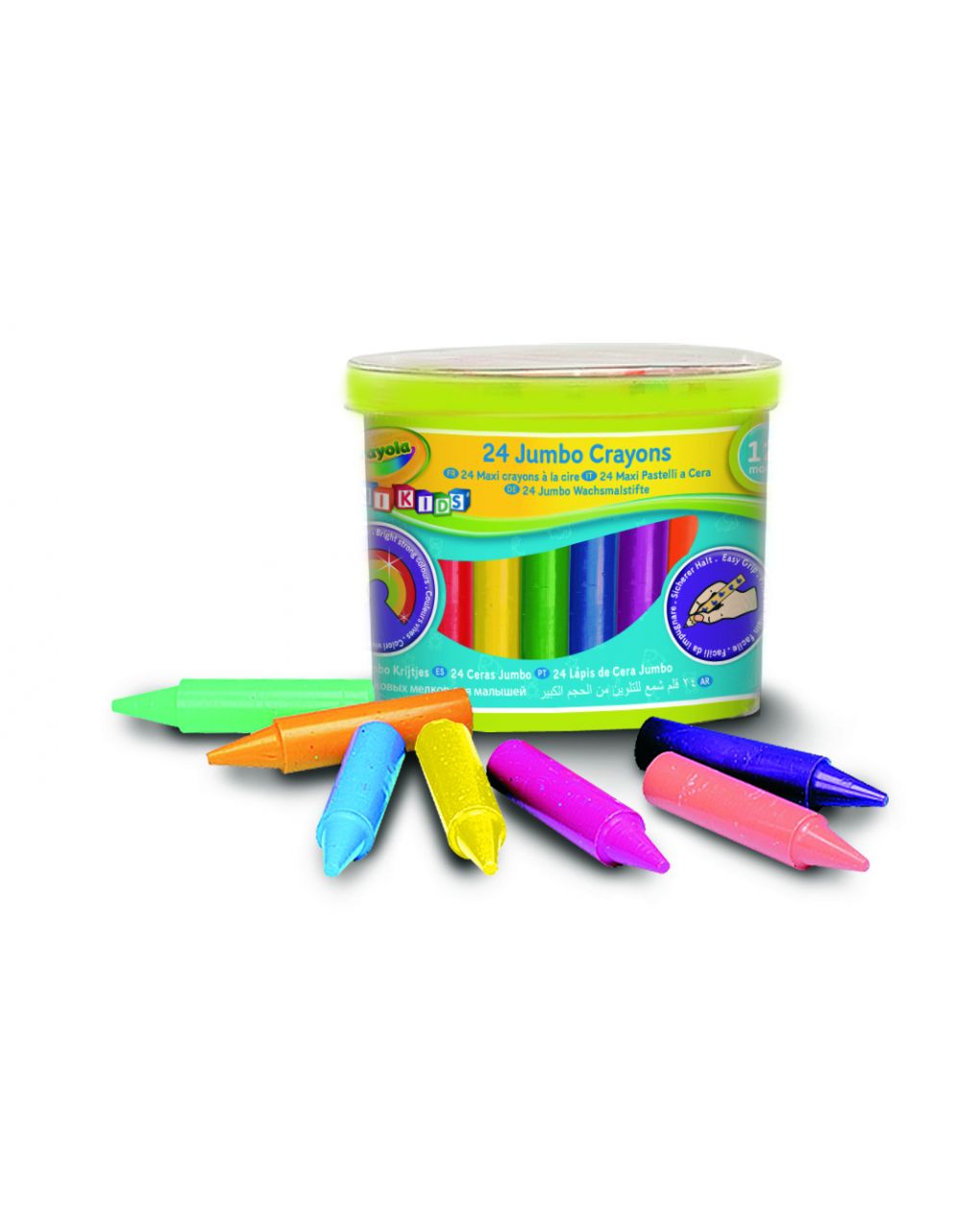 Crayola - 24 maxi pastelli a cera mini kids - Crayola