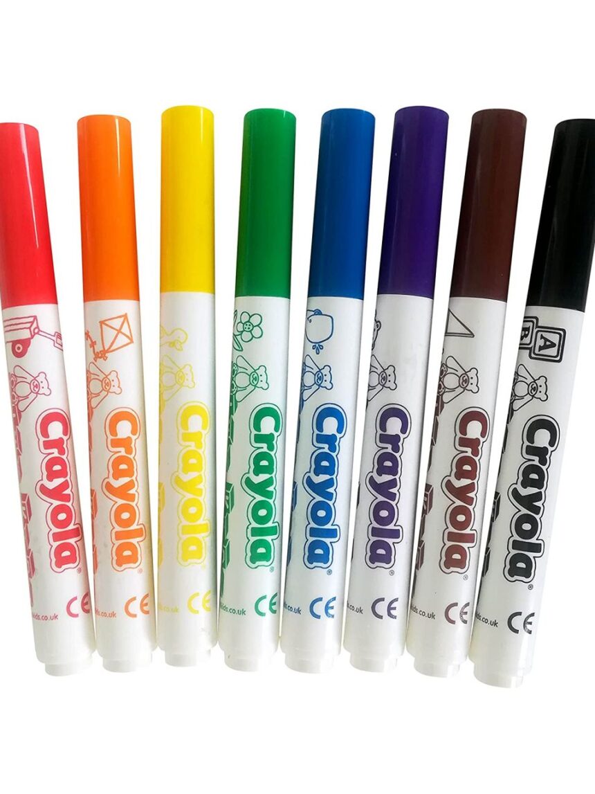 Crayola - 8 colori fibra mini kids - Crayola