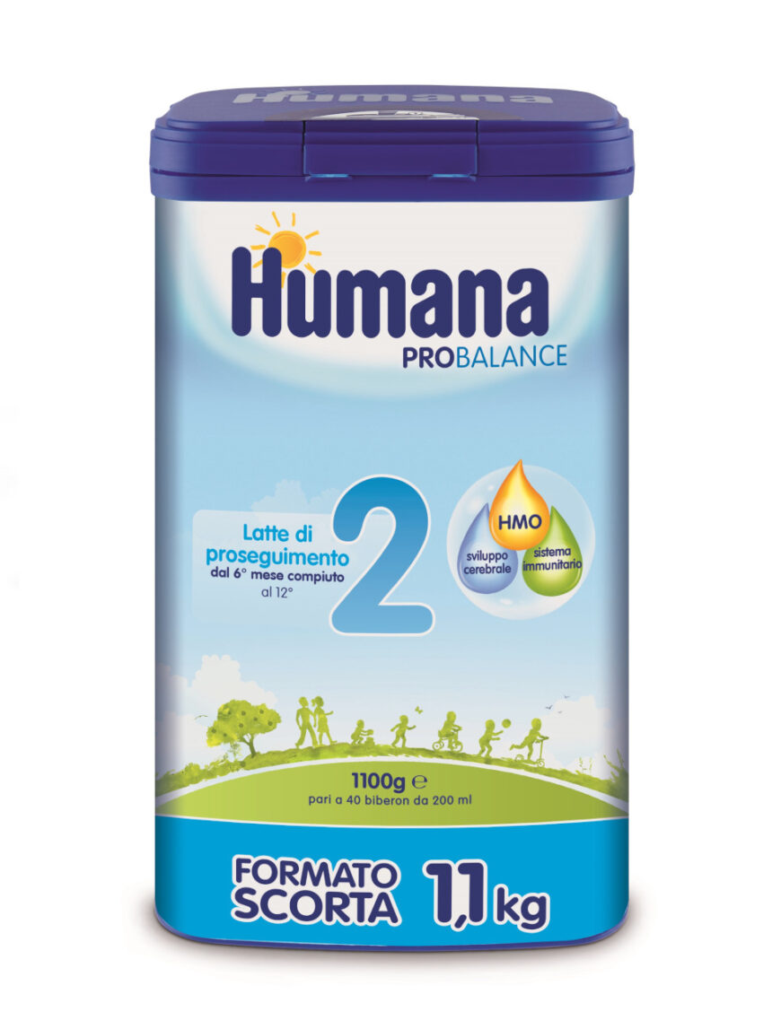 Humana - latte humana 2 polvere 1100g - Humana