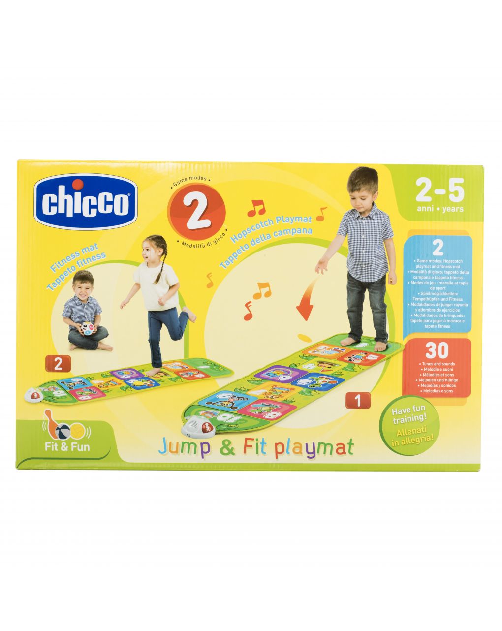 Chicco - gioco sportivo tappeto musicale jump&fit - Chicco