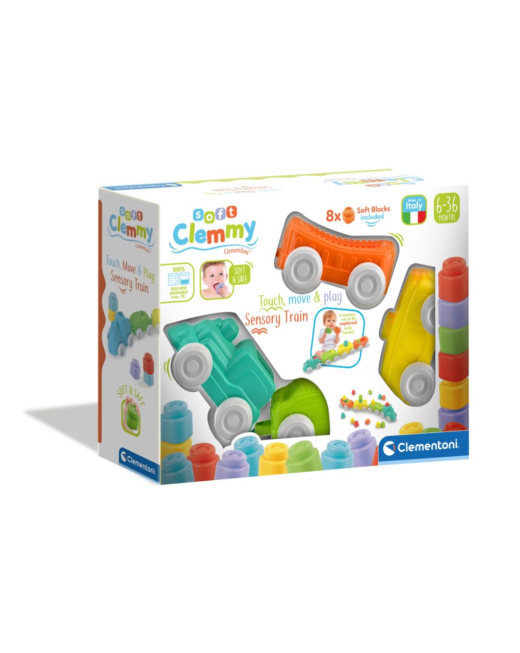 Clemmy - trenino sensoriale tocca muovi e gioca - Clementoni