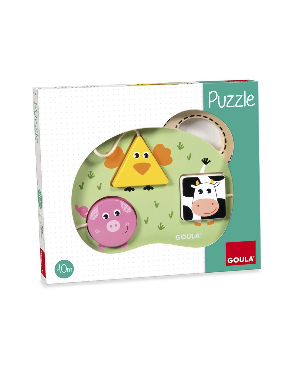 Goula - puzzle 3 animali fattoria