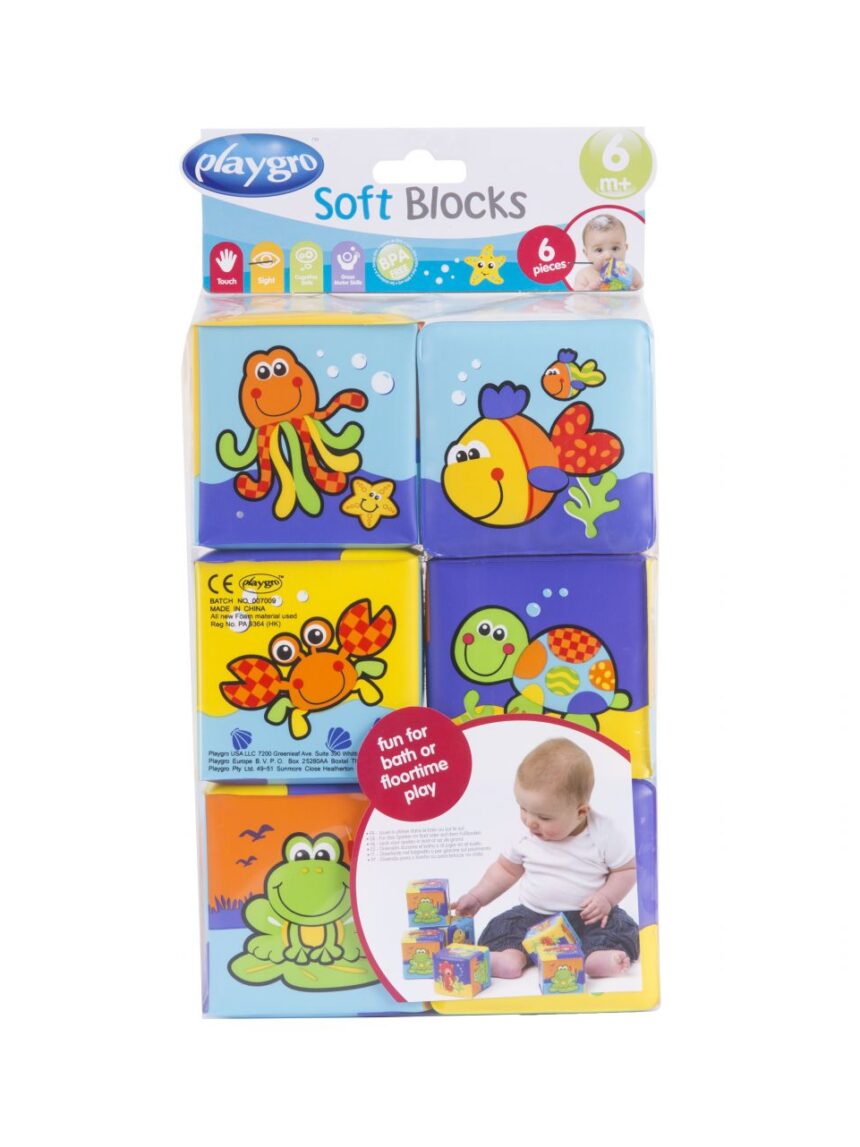 Playgro - soft blocks - Playgro