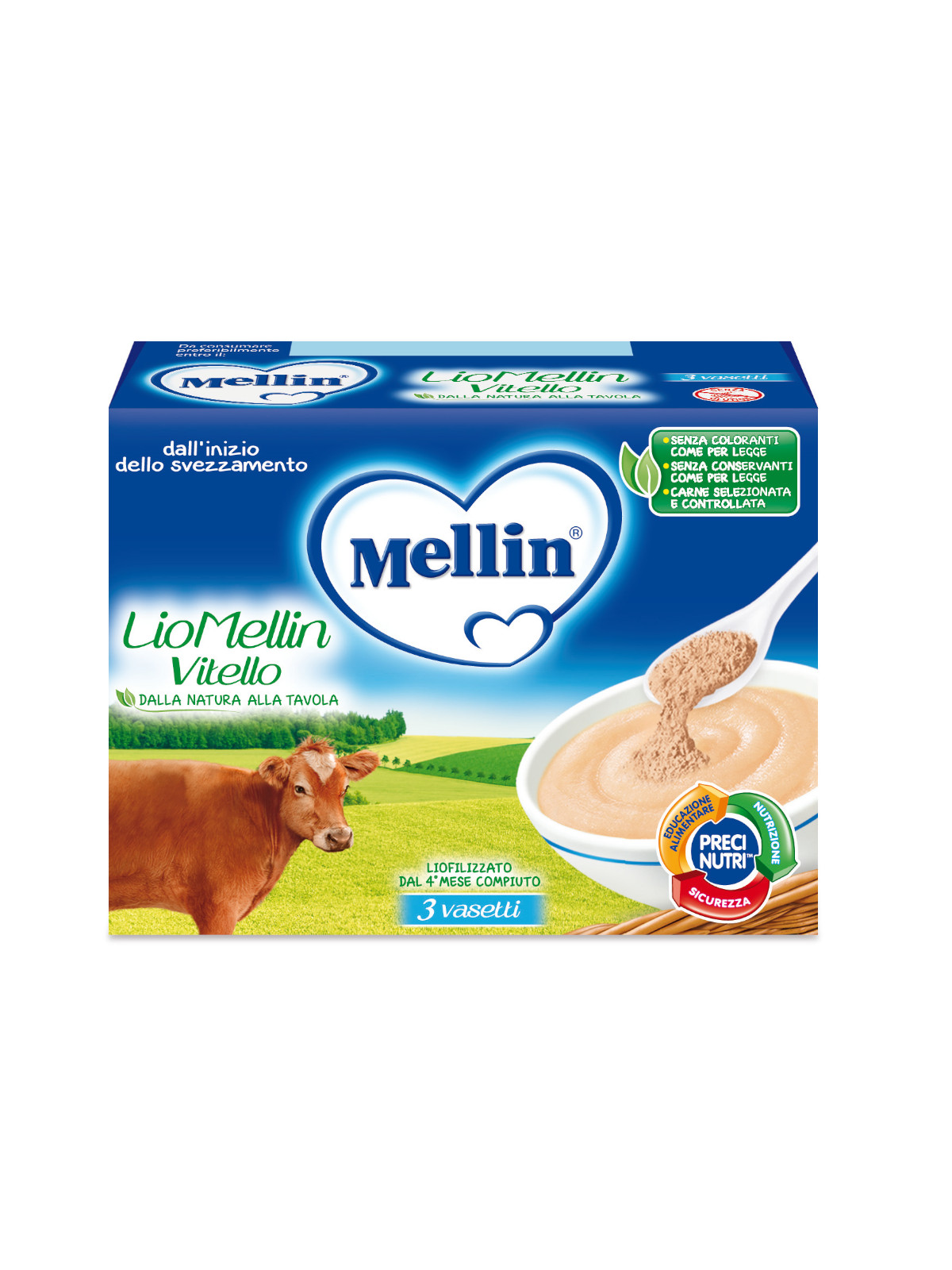 Mellin liofilizzato vitello 3x10 gr