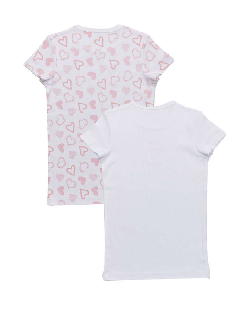 Pack 2 t-shirt stampa cuori - Prénatal