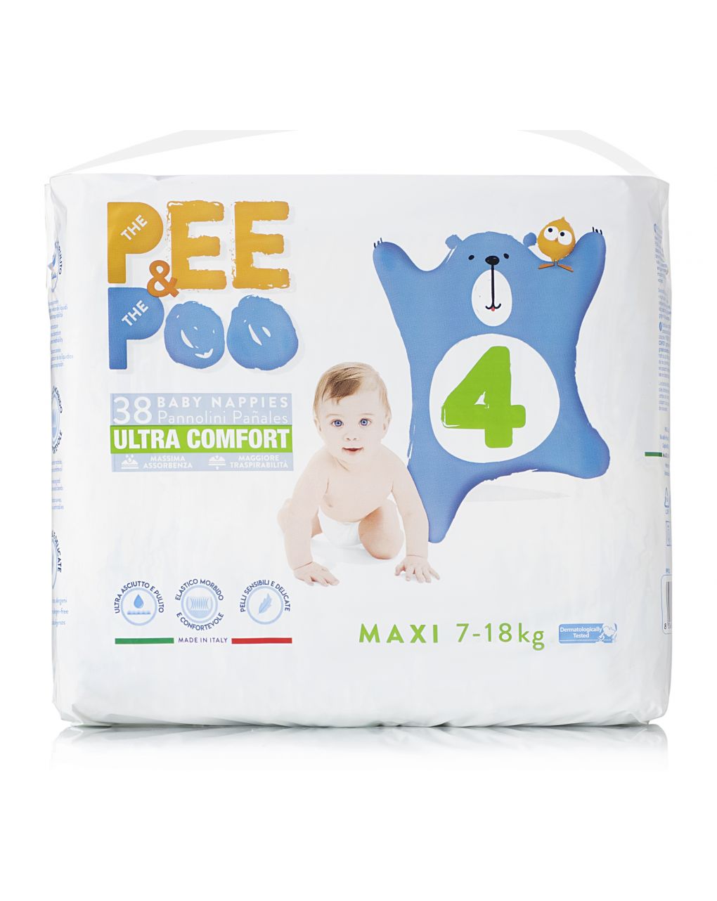 Pee&poo - maxi tg4 38 pz