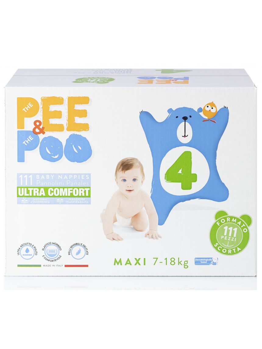 Pee&poo - jumbo maxi tg4 111 pz - The Pee & The Poo