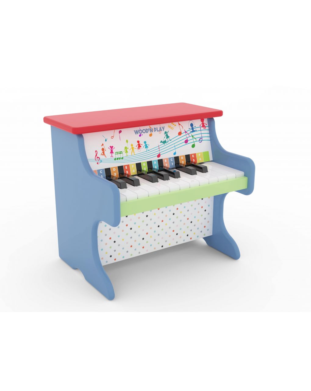 Wood'n'play - mini pianoforte 18 tasti - Wood'N'Play