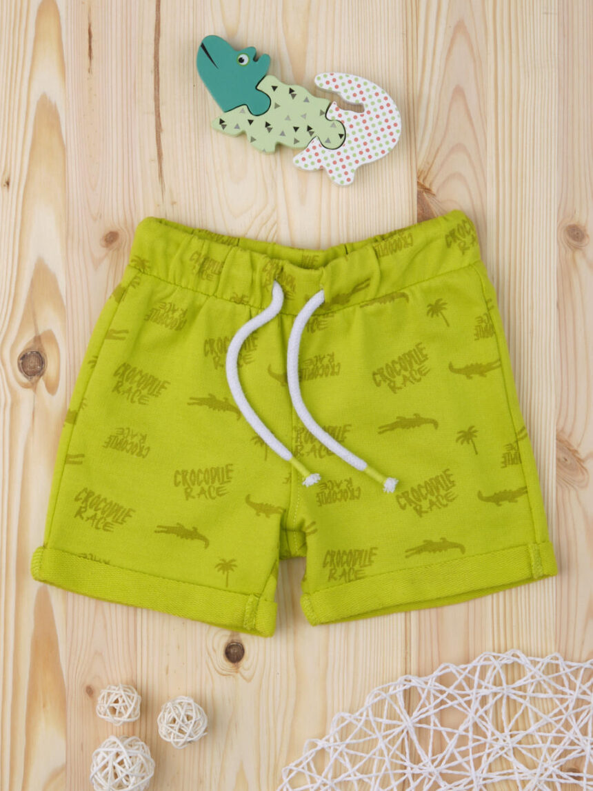 Shorts bimbo "giallo crocodile" - Prénatal