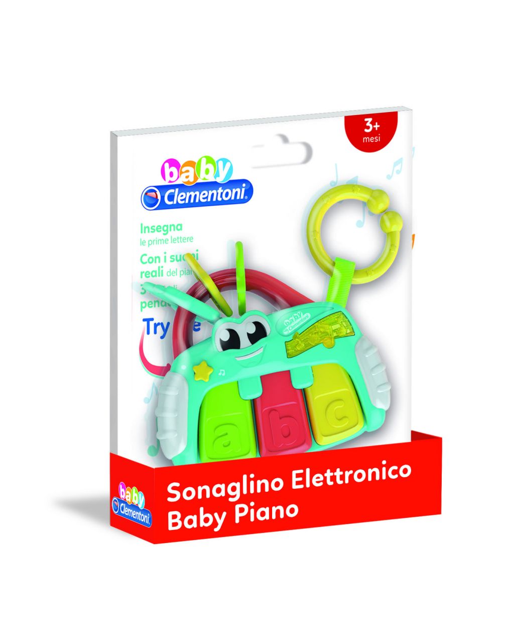 Baby clementoni - sonaglino elettronico baby pianola - Clementoni