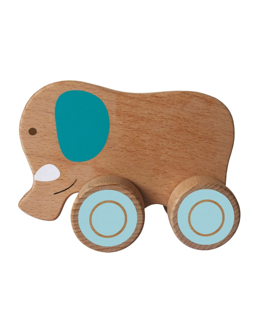 Wood n play - animali in legno con ruote - Wood'N'Play