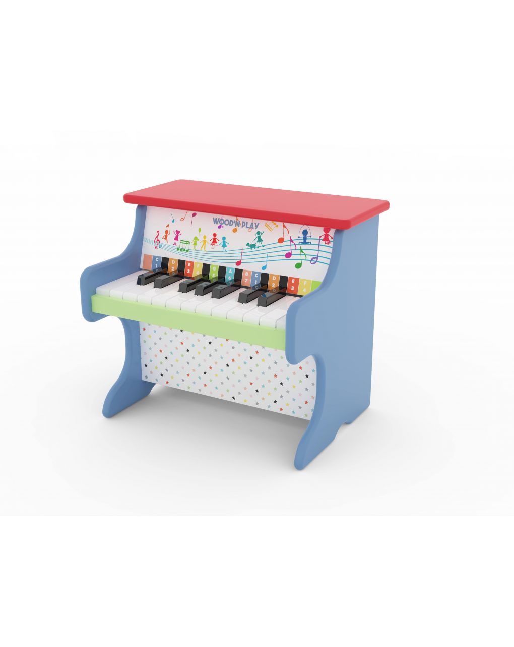 Wood'n'play - mini pianoforte 18 tasti - Wood'N'Play