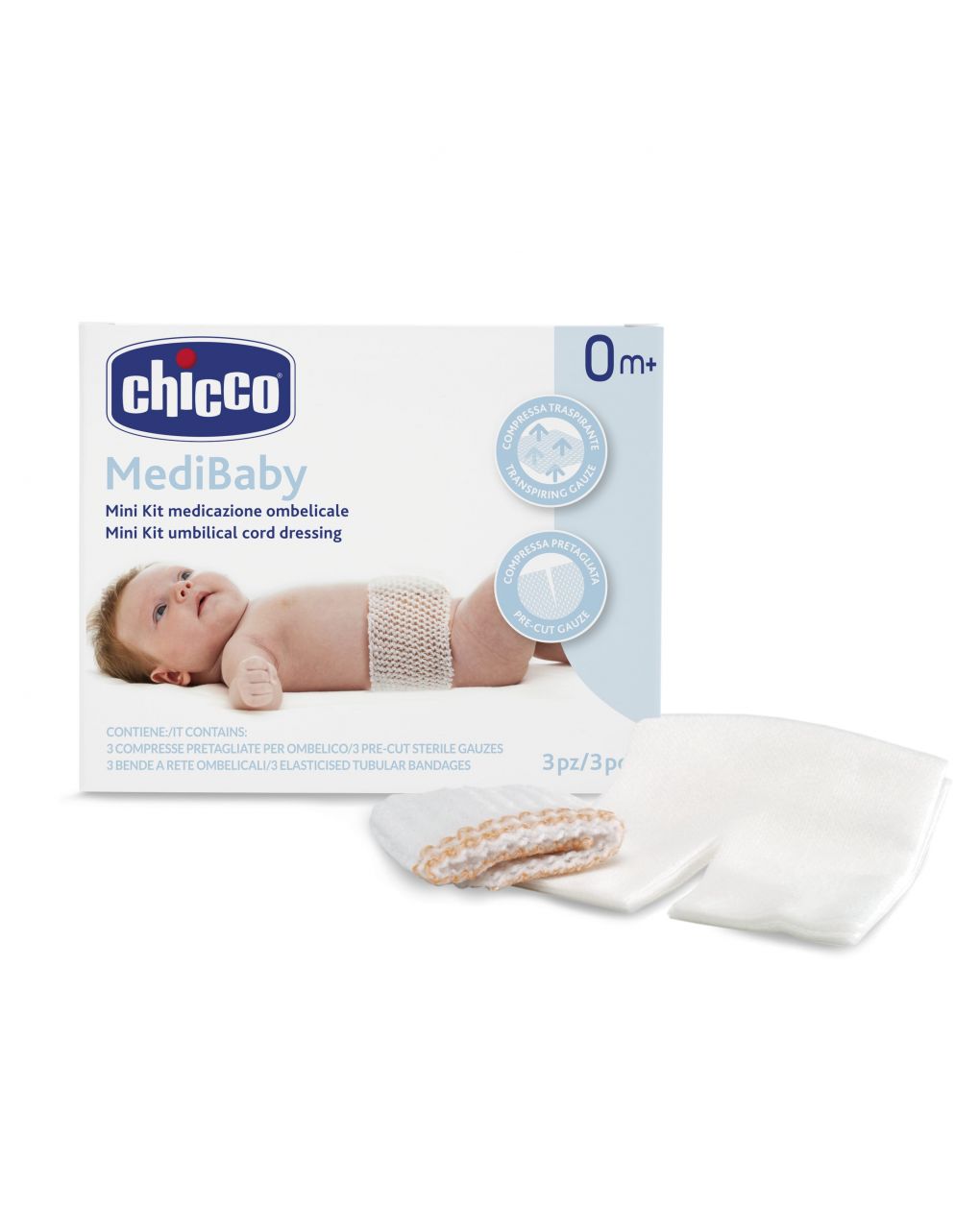Mini kit medicazione ombelicale chicco - Chicco